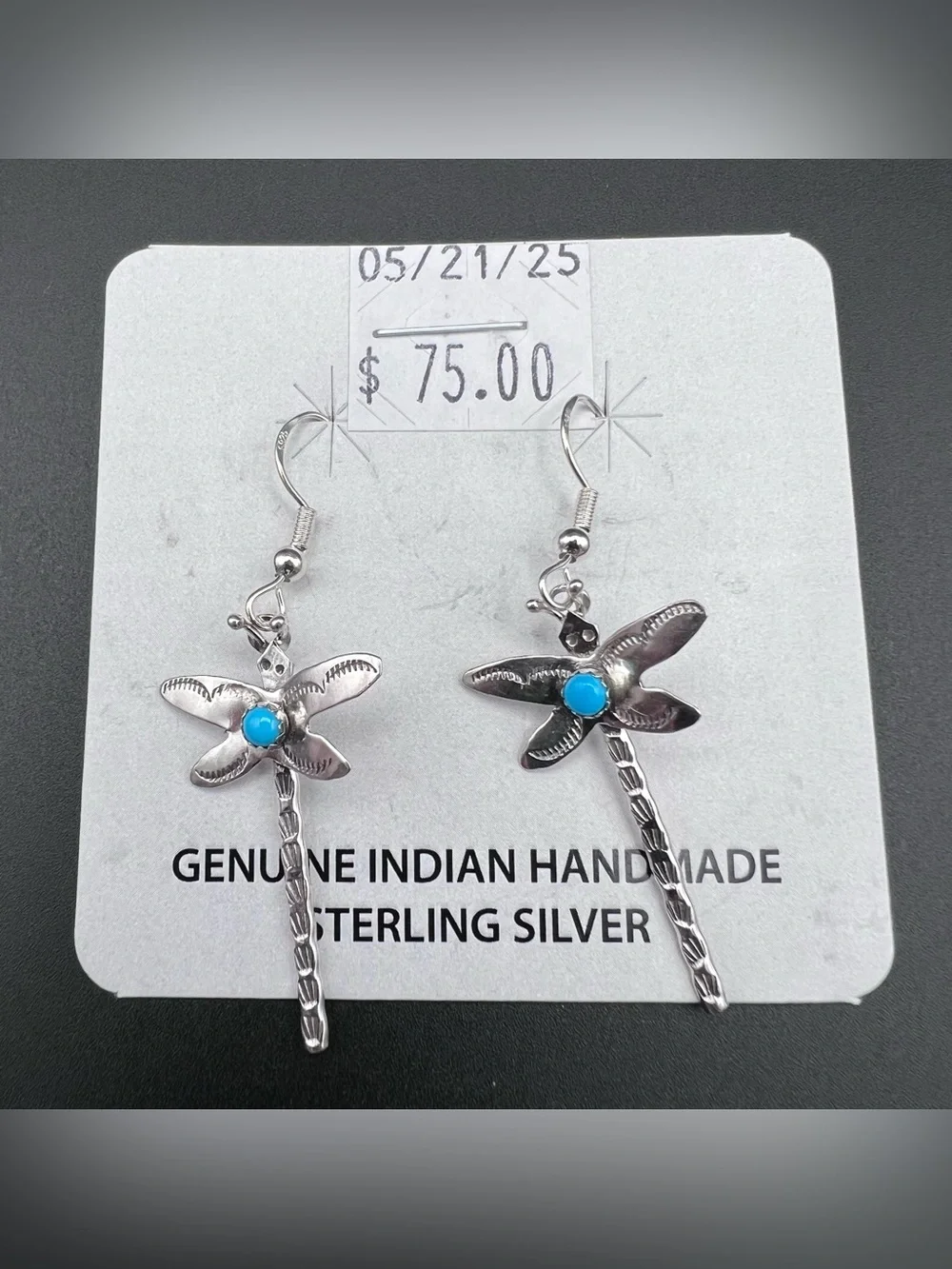 Native American Dragonfly Earrings